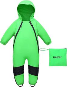 img 4 attached to HAPIU Toddler Waterproof Coverall Original Boys' Clothing ~ Jackets & Coats