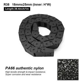img 3 attached to 🔗 LMioEtool Plastic Carrier Chain Length Connectors for Industrial Hardware