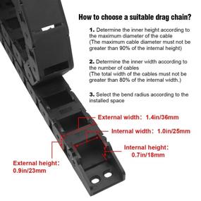 img 2 attached to 🔗 LMioEtool Plastic Carrier Chain Length Connectors for Industrial Hardware