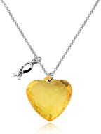 🌻 cenwa yellow cancer awareness necklace with hope ribbon charm - jewelry for endometriosis, bladder cancer, suicide prevention & bone cancer logo