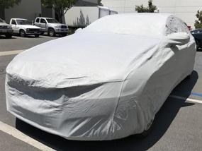 img 1 attached to 🚗 CarsCover Custom Fit Waterproof Car Cover for Toyota Camry 2007-2019: 5 Layer Heavy Duty Protection