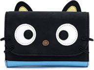 🐱 loungefly x sanrio chococat cosplay trifold wallet for fashionable accessory seekers logo