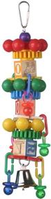 img 1 attached to Large Super Bird Creations 14x3-Inch Spin Tower Bird Toy