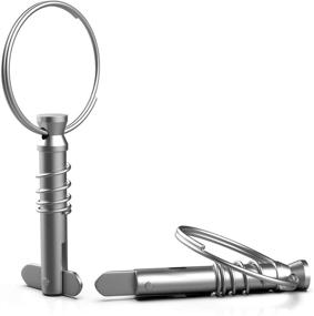 img 1 attached to OIIKI 4 Pack 1/4inch(6.3mm) Diameter Quick Release Pin - 316 Stainless Steel Bimini Top Pin