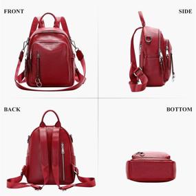 img 1 attached to 🍷 ALTOSY Red Wine S10 Fashion Backpack for Women: Handbags, Wallets, & More