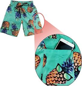 img 1 attached to 🩳 ALUWU Flamingo Trunks Shorts: Premium Boys' Clothing for Perfect Poolside Style
