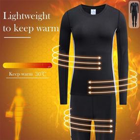 img 2 attached to Visionreast Womens Thermal Underwear Layers Sports & Fitness