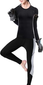 img 4 attached to Visionreast Womens Thermal Underwear Layers Sports & Fitness