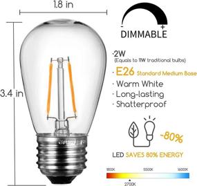 img 2 attached to 💡 Brightown Shatterproof Replacement Equivalent Commercial: Unbreakable Lighting Solution for Businesses