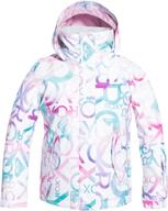 roxy girls jetty jacket bright логотип