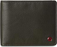 alpine swiss bifold commuter collection: stylish men's accessories for on-the-go logo