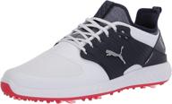 👟 puma ignite pwradapt caged golf shoe for men logo