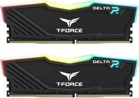 img 4 attached to 🔥 TEAMGROUP T-Force Delta Black RGB DDR4 16GB (2x8GB) 3200MHz CL16 Desktop Memory Module RAM TF3D416G3200HC16CDC01