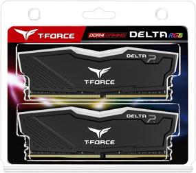 img 1 attached to 🔥 TEAMGROUP T-Force Delta Black RGB DDR4 16GB (2x8GB) 3200MHz CL16 Desktop Memory Module RAM TF3D416G3200HC16CDC01