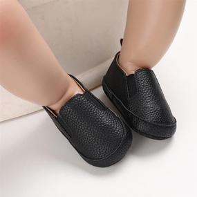 img 3 attached to 👶 Adorable LONSOEN Baby Girls Boys Loafers: Stylish Prewalker Moccasin Crib Shoes