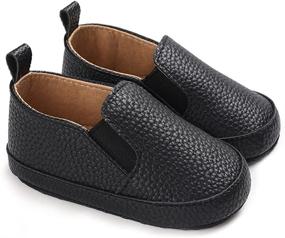 img 2 attached to 👶 Adorable LONSOEN Baby Girls Boys Loafers: Stylish Prewalker Moccasin Crib Shoes