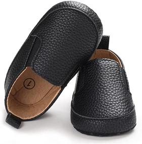 img 1 attached to 👶 Adorable LONSOEN Baby Girls Boys Loafers: Stylish Prewalker Moccasin Crib Shoes