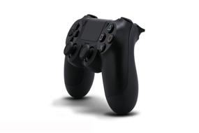 img 1 attached to Jet Black DualShock 4 Wireless Controller for PlayStation 4 - Classic Model