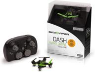 sky viper dash nano drone black/green - compact and powerful at 2 x 2 x 0.75 logo