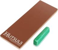 🔪 hutsuls premium brown leather strop compound for sharpening logo