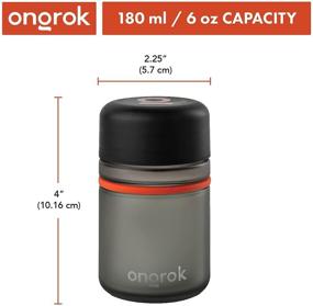 img 3 attached to Airtight Glass Storage Jar Set by ONGROK - 180ml, 3 Pack 🔒 of Color-Coded UV Herb Jars with Child Resistant Lid for Safely Stashing Goods