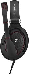 img 2 attached to 🎧 EPOS I SENNHEISER GAME ZERO Closed Acoustic Gaming Headset with Noise Cancelling Microphone, Foldable Design, Flip-to-Mute, Lightweight, Compatible with PC, Mac, Xbox One, PS4, Nintendo Switch, and Smartphone