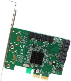 img 1 attached to 💻 I/O Crest 4-портовая карта контроллера SATA III PCI-e 2.0 x2 без поддержки RAID с чипсетом Marvell 9235 для жестких дисков