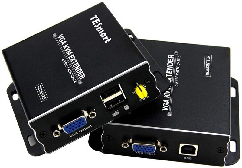 tesmart extender ethernet sender receiver 로고