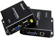 tesmart 1080p 60hz usb vga kvm extender over cat5e cat6 ethernet cable - long range 984ft/300m (sender+receiver) logo