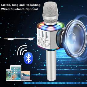 img 1 attached to BONAOK Bluetooth Microphone Presentations Smartphones Accessories & Supplies