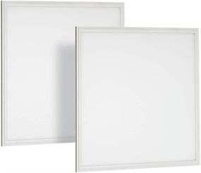 img 4 attached to 🔆 Neox 2x2 LED Flat Panel Light: Superior 27W 4000K (Bright White) Edge Lit Fixture - Dimmable for Drop Ceiling - UL Listed DLC Certified - Commercial Grade 2 Pack