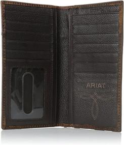 img 1 attached to 🤠 Ariat Shield Stitch Rodeo Wallet: Stylish and Durable Cowboy Essential