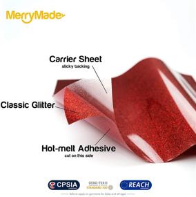 img 3 attached to MerryMade Heat Transfer Vinyl Roll Sewing for Trim & Embellishments