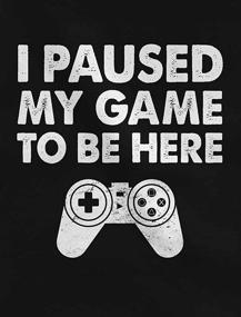 img 3 attached to Tstars Paused Funny Gamer T Shirt