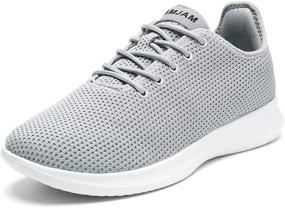 img 4 attached to VAMJAM Men's Lightweight Breathable Athletic Running 👟 Sneakers - A Perfect Fit for Active, Trendy Lifestyles