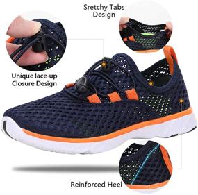 img 3 attached to 🏻 STQ Water Sneakers: Top-Rated Athletic Shoes for Little Girls' Summer Adventures