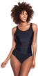 cover girl swimsuit coverage scoopneck women's clothing logo