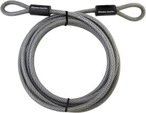 img 4 attached to Black Master Lock 72DPF Steel Cable – Loop Ends, 1 Pack – Enhanced SEO