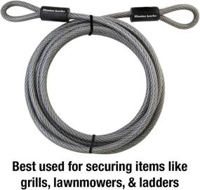 img 2 attached to Black Master Lock 72DPF Steel Cable – Loop Ends, 1 Pack – Enhanced SEO