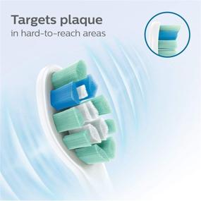 img 2 attached to 🪥 Насадки для зубных щеток Philips Sonicare C2 Optimal Plaque Control - Оригинальный набор из 3 штук (HX9023/65)