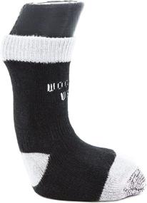 img 3 attached to 🧦 Woodrow Wear Power Paws Advanced Dog Socks M Black Grey 45-75 lbs