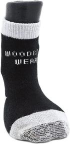 img 4 attached to 🧦 Woodrow Wear Power Paws Advanced Dog Socks M Black Grey 45-75 lbs