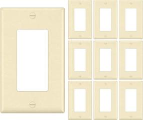 img 4 attached to [10 Pack] BESTTEN Ivory Decorative Wall Plate