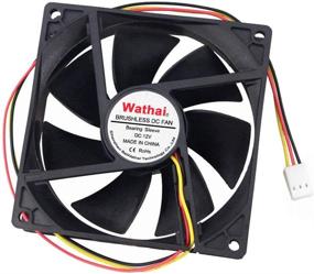 img 4 attached to 🖥️ Wathai 3Pin 12V 92mm 92x25mm DC Brushless Cooling Fan for Computer Case: Enhance Your PC's Performance!