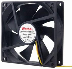 img 1 attached to 🖥️ Wathai 3Pin 12V 92mm 92x25mm DC Brushless Cooling Fan for Computer Case: Enhance Your PC's Performance!