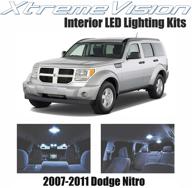 ❄️ upgrade your dodge nitro 2007-2011 with xtremevision interior led kit: cool white, 10-piece set + installation tool logo