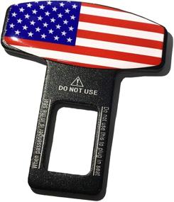 img 2 attached to DaLingLam Seat Belt Clips - Automotive Universal Car Belt Buckles (American Flag)