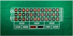 img 4 attached to 🎰 Enhanced SEO: Choose from 4 Styles of Yuanhe Casino Table Felt Layout (Measuring 36" x 72")