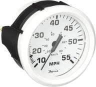 dress white speedometer 55 mph logo