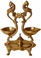 brass traditional lotusfeet pooja deepak logo